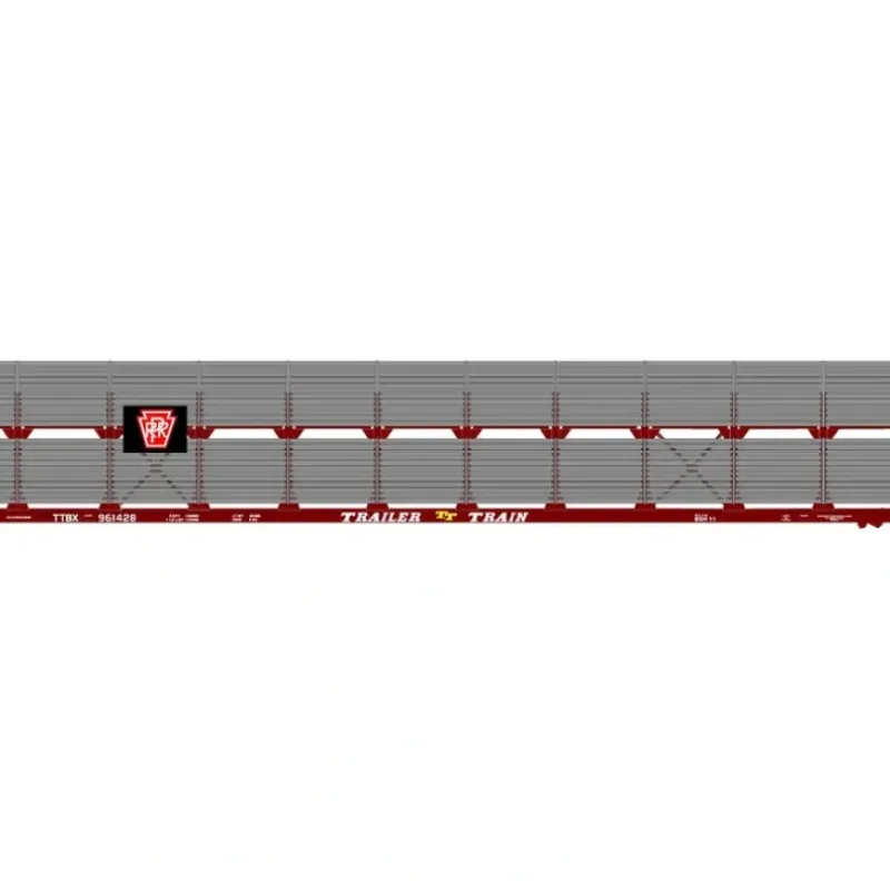 Trains|Accurail 9404 89' Bi-Level Auto Rack PRR Kit - Model Train Junction: Quality Parts and Art Supplies