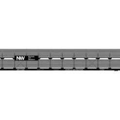 Trains|Accurail 9407 89' Bi-Level Auto Rk N&W - Model Train Junction: Quality Parts and Art Supplies