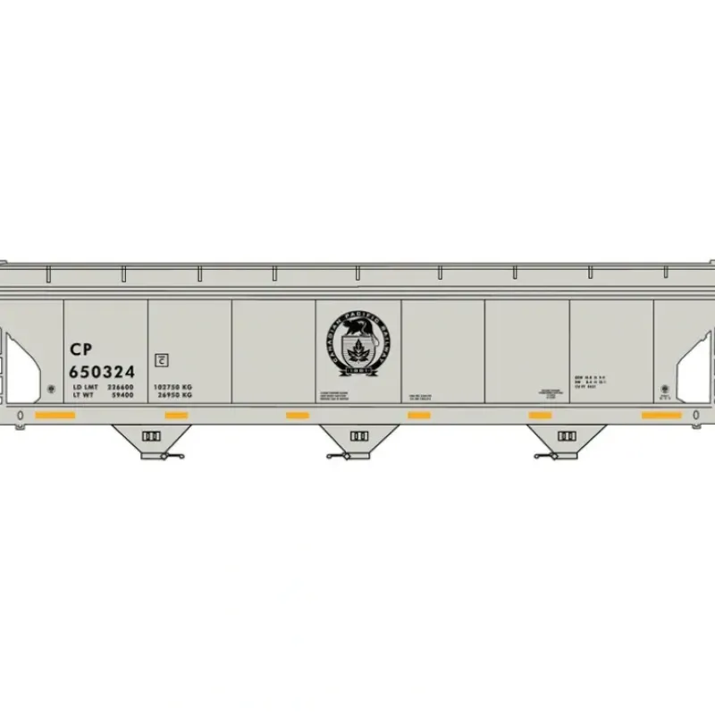 Accurail, 2115, Canadian Pacific (gray, black Beaver Logo), 650324, HO Scale Kit - Model Train Junction: Quality Parts and Art Supplies Outlet