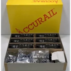 Trains|Accurail 2608 HO Chesapeake & Ohio Hopper Kit (Pack of 6) - Model Train Junction: Quality Parts and Art Supplies