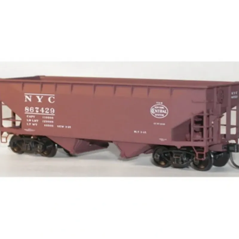 Trains|Accurail 7709 HO KIT Offset-side Twin Hopper, NYC - Model Train Junction: Quality Parts and Art Supplies