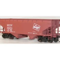Trains|Accurail 7706 HO KIT Offset-side Twin Hopper, MILW - Model Train Junction: Quality Parts and Art Supplies
