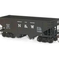 Trains|Accurail 2420 HO KIT 55-Ton Twin Hopper, N&W - Model Train Junction: Quality Parts and Art Supplies