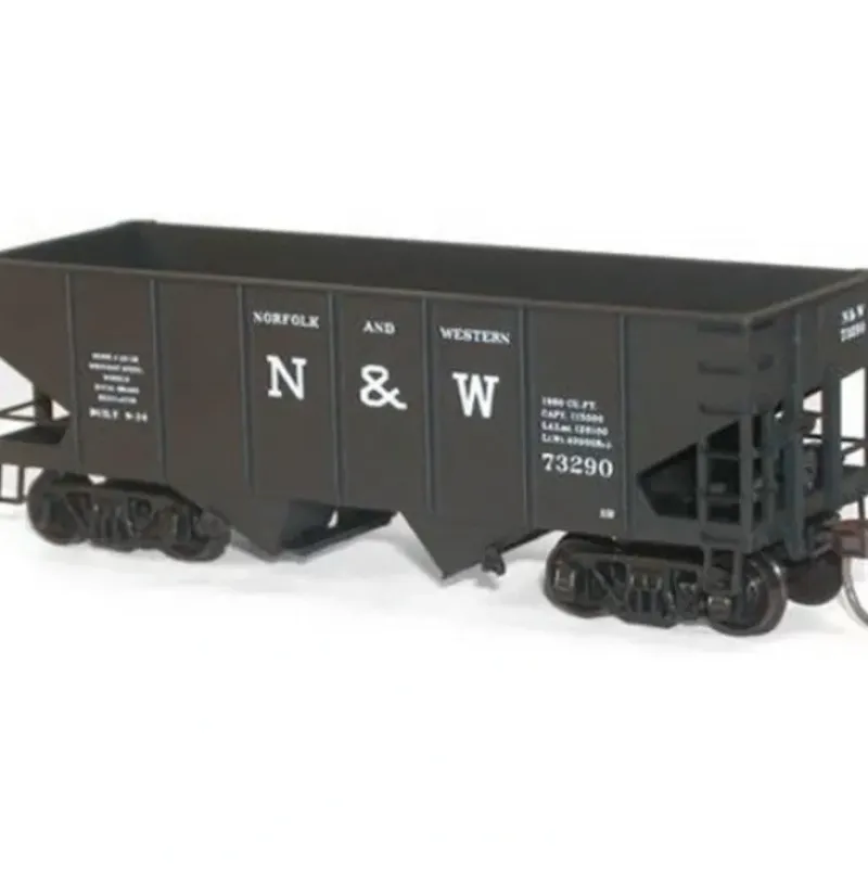 Trains|Accurail 2420 HO KIT 55-Ton Twin Hopper, N&W - Model Train Junction: Quality Parts and Art Supplies
