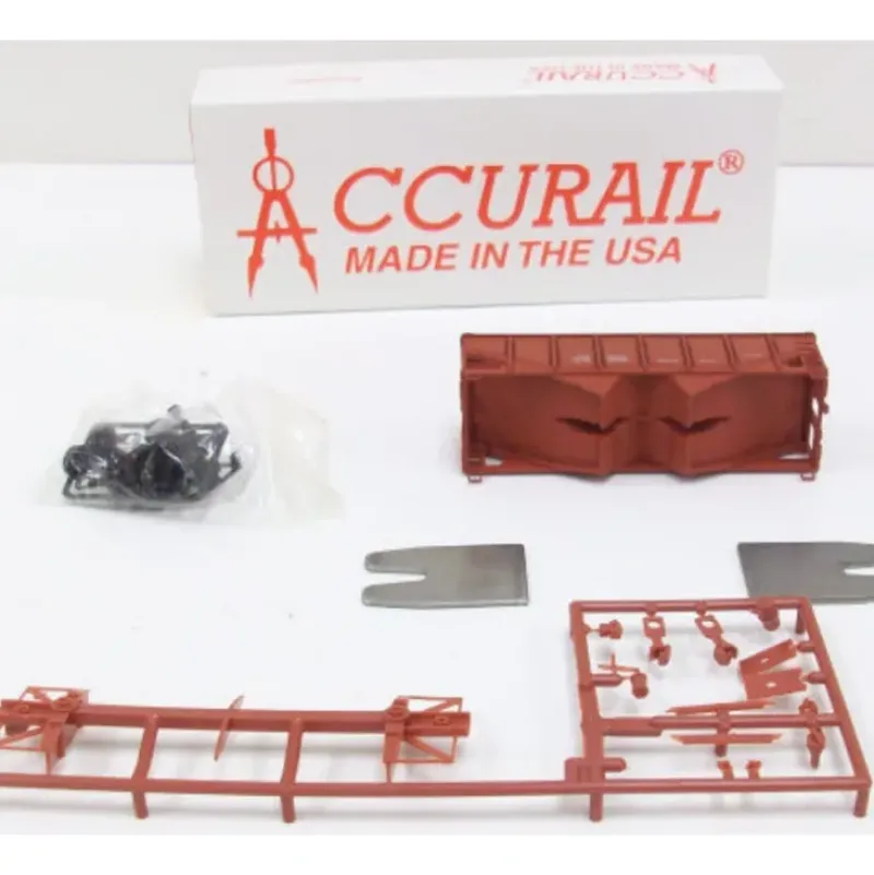 Trains|Accurail 2899 HO Panel Side Twin Hopper Kit- DataOxide - Model Train Junction: Quality Parts and Art Supplies