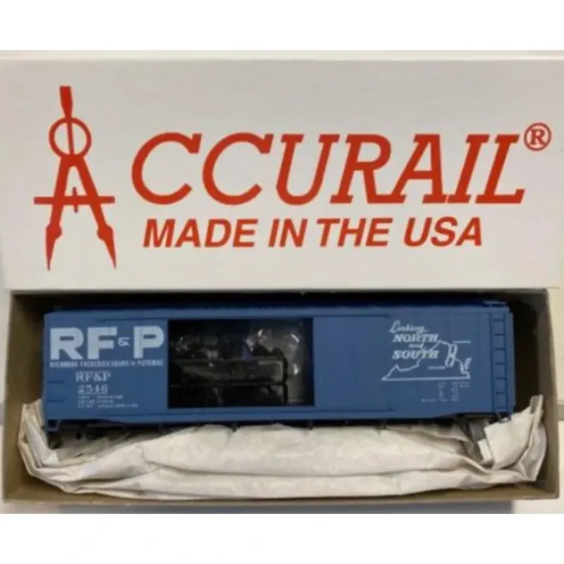 Trains|Accurail 5411 HO RF & P 50' Double Plug Door Boxcar Kit - Model Train Junction: Quality Parts and Art Supplies