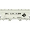 Accurail, 2204, HO Scale, 40' ACF 2-Bay Covered Hopper Kit, Erie Lackawanna, #21387, (HO Scale Kit) - Model Train Junction: Quality Parts and Art Supplies New