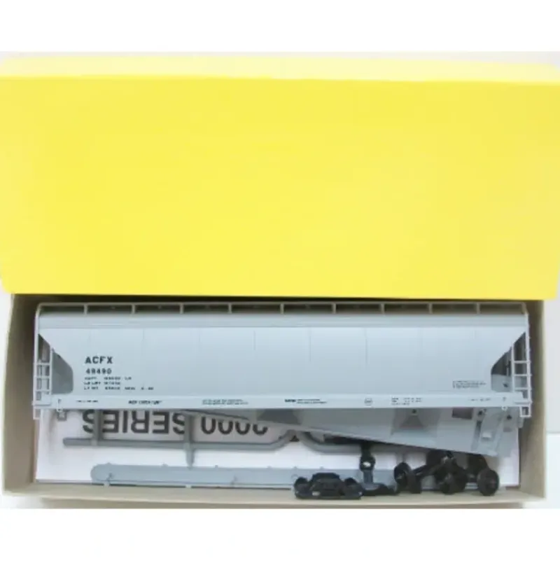 Trains|Accurail 2001 HO Scale ACF Data Only ACF 3-Bay Covered Hopper Kit - Model Train Junction: Quality Parts and Art Supplies