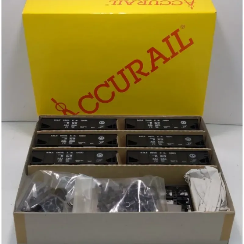 Trains|Accurail 2605 HO Scale Baltimore & Ohio USRA Hopper Kit (Pack of 6) - Model Train Junction: Quality Parts and Art Supplies