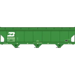 Accurail, HO Scale, 8146, 3-Bay ACF Covered Hopper Cars, Burlington Northern, (3-Pack), (HO Scale Kit) - Model Train Junction: Quality Parts and Art Supplies Best