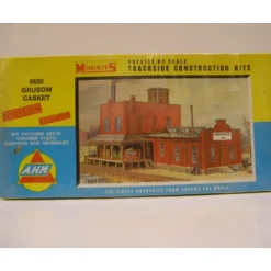 Trains|AHM 5820 HO Grusom Casket Co. Building Minikits Kit - Model Train Junction: Quality Parts and Art Supplies