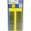 Trains|AHM 25404 HO Scale Track Sections (Pack of 4) - Model Train Junction: Quality Parts and Art Supplies