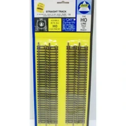 Trains|AHM 25404 HO Scale Track Sections (Pack of 4) - Model Train Junction: Quality Parts and Art Supplies