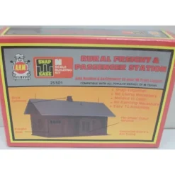 Trains|AHM 25301 N Scale Rural Freight& Passenger Station Kit - Model Train Junction: Quality Parts and Art Supplies