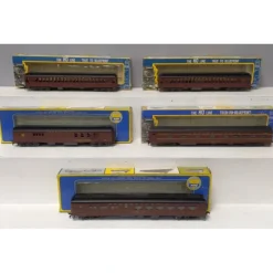 Trains|AHM HO Assorted Passenger Cars: 6264, 6280, 6284, & 6373 [5] EX - Model Train Junction: Quality Parts and Art Supplies