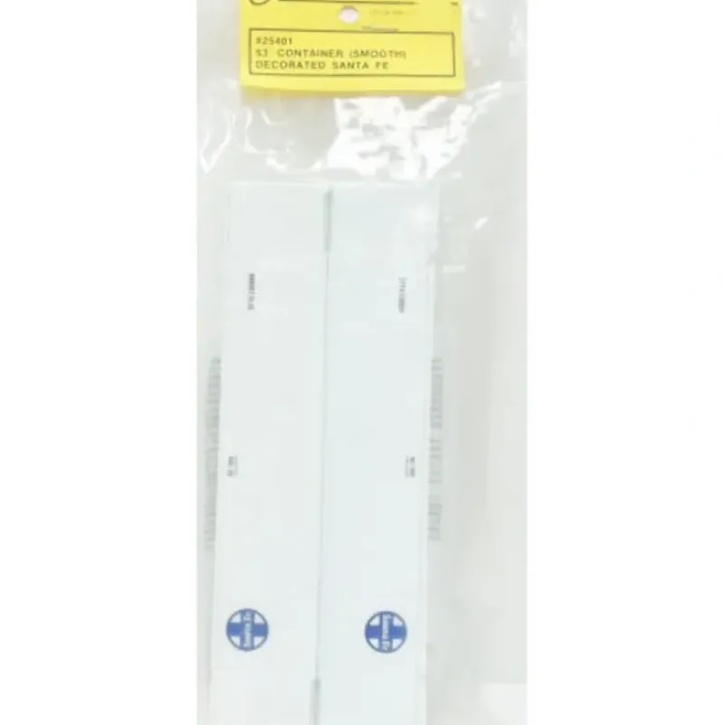 Trains|A-Line 25401 HO Santa Fe 53' Smooth-Side Containers (Pack of 2) - Model Train Junction: Quality Parts and Art Supplies