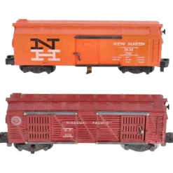 Trains|American Flyer 976 & 25082 Vintage S Operating & Freight Cars [2] - Model Train Junction: Quality Parts and Art Supplies