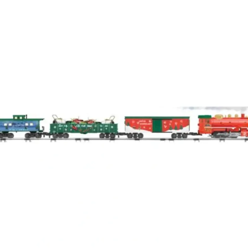 Trains|American Flyer 6-49621 Christmas S Gauge Steam Train Set - Model Train Junction: Quality Parts and Art Supplies