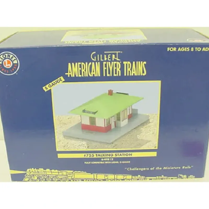 Trains|American Flyer 6-49812 S Gauge #755 Assembled Talking Station - Model Train Junction: Quality Parts and Art Supplies