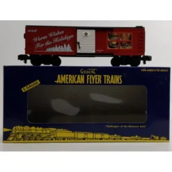 Trains|American Flyer 6-48374 S Gauge 2008 Holiday Boxcar - Model Train Junction: Quality Parts and Art Supplies