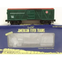 Trains|American Flyer 6-48375 S Gauge Christmas Stock Car w/Reindeer #2008 - Model Train Junction: Quality Parts and Art Supplies