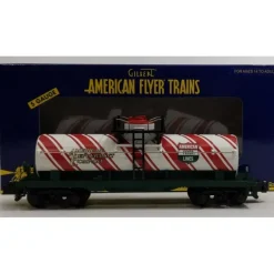 Trains|American Flyer 6-48424 S Gauge Candy Cane Single Dome Tank Car - Model Train Junction: Quality Parts and Art Supplies