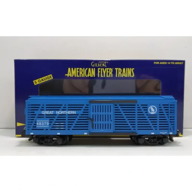 Trains|American Flyer 6-48379 S Gauge Great Northern Stock Car - Model Train Junction: Quality Parts and Art Supplies