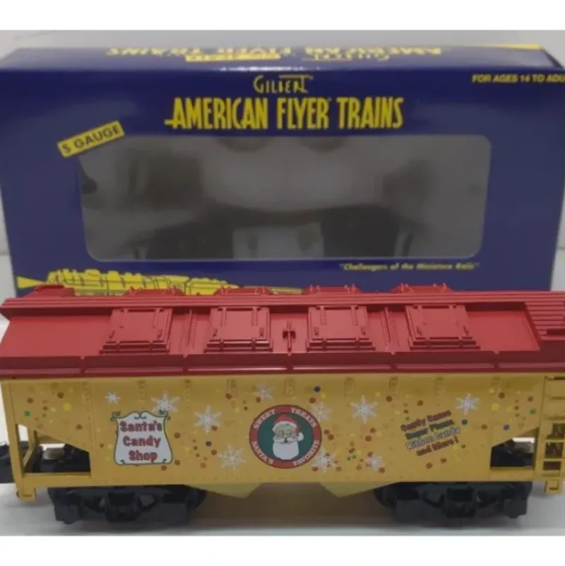Trains|American Flyer 6-48632 S Santa's Christmas Sprinkles 2-Bay Hopper - Model Train Junction: Quality Parts and Art Supplies