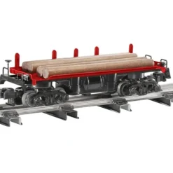 Trains|American Flyer 6-49054 S Scale Great Northern Log Dump Car - Model Train Junction: Quality Parts and Art Supplies
