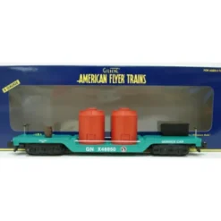 Trains|American Flyer 6-48550 S Scale Great Northern Depressed Center Service Car - Model Train Junction: Quality Parts and Art Supplies