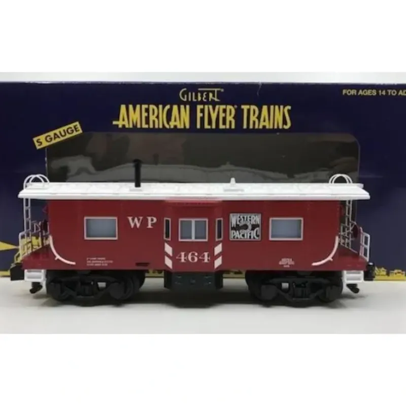Trains|American Flyer 6-48754 S Scale Western Pacific Bay Window Caboose - Model Train Junction: Quality Parts and Art Supplies
