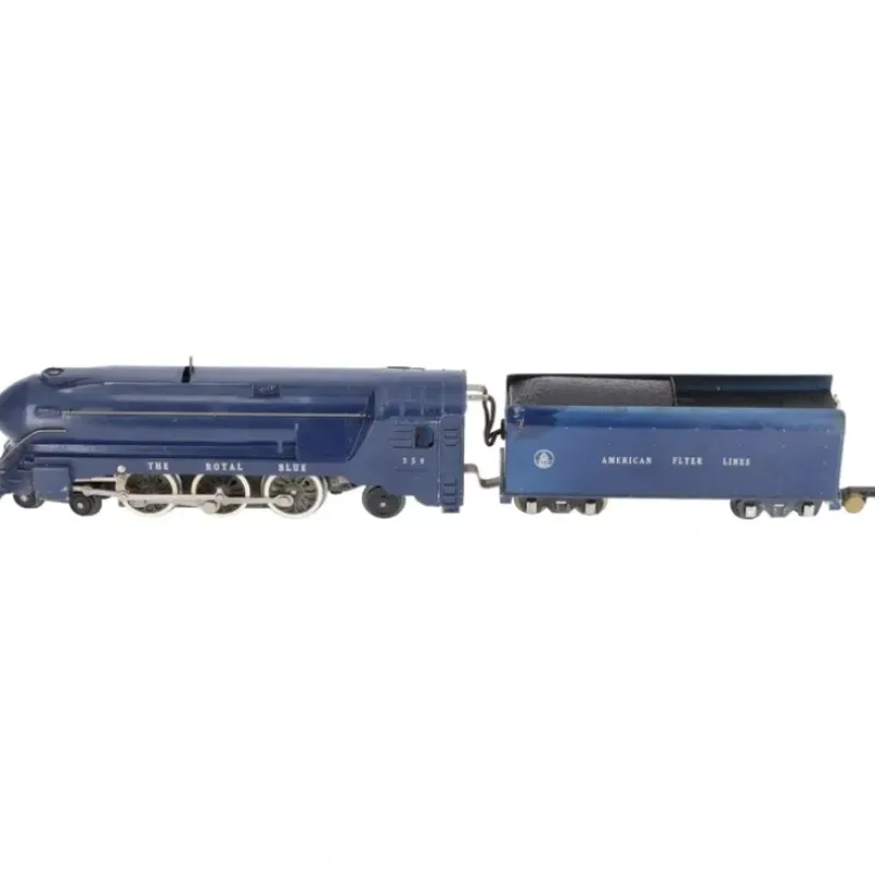Trains|American Flyer 350 Vintage S B&O The Royal Blue 4-6-2 Die-Cast Steam Locomotive VG - Model Train Junction: Quality Parts and Art Supplies
