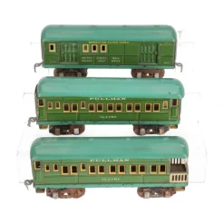 Trains|American Flyer Vintage O Assorted Passenger Cars: 3000, 3001, 3001 [3] - Model Train Junction: Quality Parts and Art Supplies