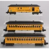 Trains|American Flyer Vintage S Gauge Frontiersman Passenger Cars: 24720, 24720, 24730 EX - Model Train Junction: Quality Parts and Art Supplies
