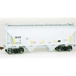 American Limited, HO Scale, 2008, Trinity 3281 2-Bay Covered Hopper, SLCX, #5 - Model Train Junction: Quality Parts and Art Supplies Clearance