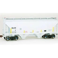 American Limited, HO Scale, 2006, Trinity 3281 2-Bay Covered Hopper, SLCX, #1 - Model Train Junction: Quality Parts and Art Supplies Best