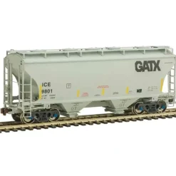 Trains|American Limited Models 1061 HO ICEGATX 2-Bay Covered Hopper #9801 - Model Train Junction: Quality Parts and Art Supplies