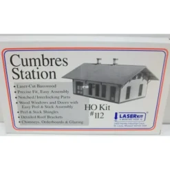 Trains|American Model Builders 112 HO Laser Art Cumbres Station Building Kit - Model Train Junction: Quality Parts and Art Supplies