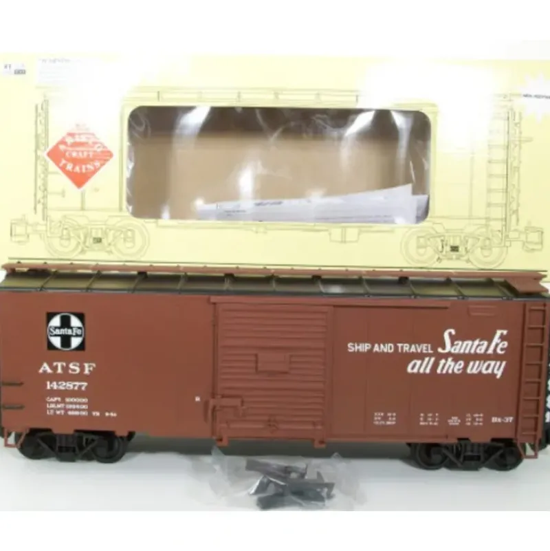 Trains|Aristo-Craft 46064-3 ATSF 40' Steel Boxcar - Model Train Junction: Quality Parts and Art Supplies