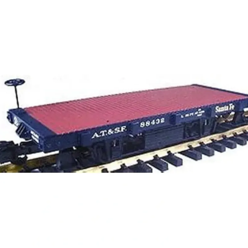 Trains|Aristo-Craft 40202 ATSF 2-Axle Flatcar - Model Train Junction: Quality Parts and Art Supplies