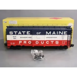 Trains|Aristo-Craft 46076 B&A State of Maine Steel Boxcar - Model Train Junction: Quality Parts and Art Supplies