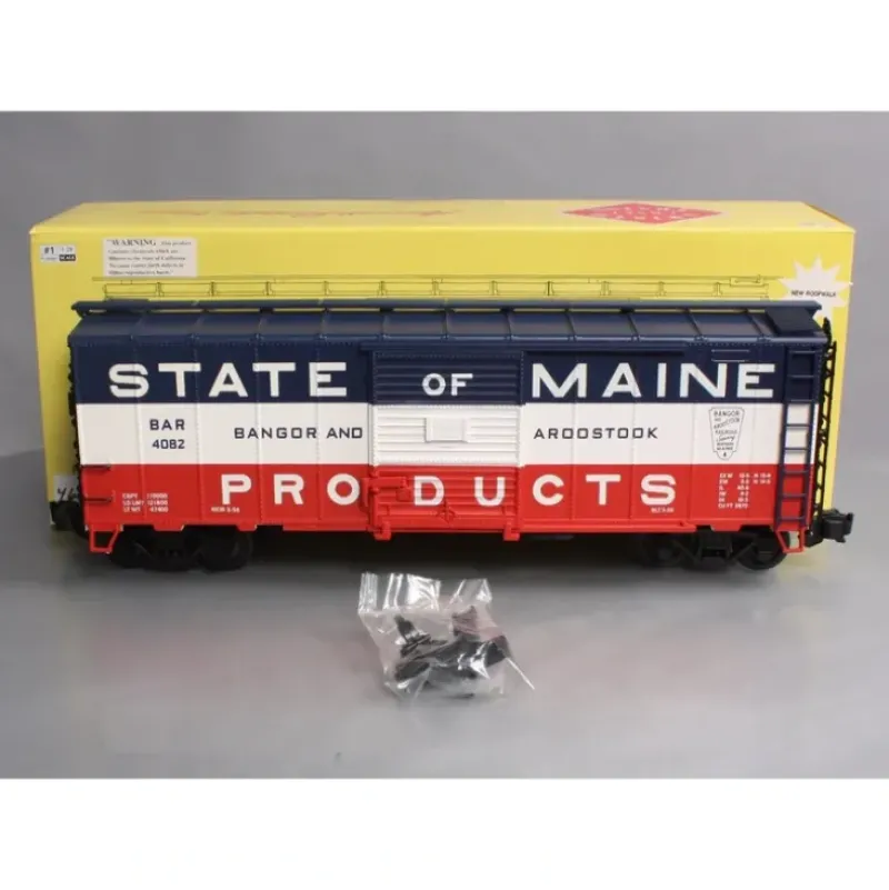 Trains|Aristo-Craft 46076 B&A State of Maine Steel Boxcar - Model Train Junction: Quality Parts and Art Supplies