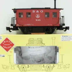 Trains|Aristo-Craft 46952 B&O Track Cleaning Caboose (Metal Wheels) LN/Box - Model Train Junction: Quality Parts and Art Supplies