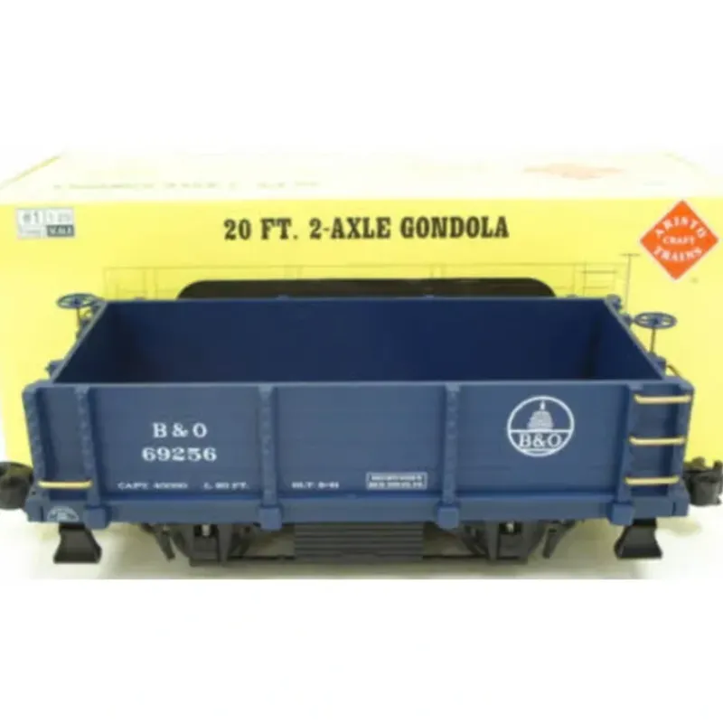 Trains|Aristo-Craft 40005 Batimore & Ohio 20 Foot 2 Axle Gondola - Model Train Junction: Quality Parts and Art Supplies