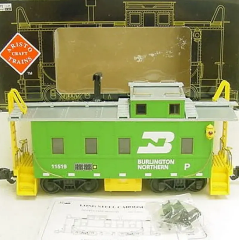 Trains|Aristo-Craft 42119 Burlington Northern Smoking Caboose - Model Train Junction: Quality Parts and Art Supplies