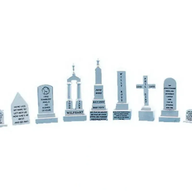 Trains|Aristo-Craft 7209 Cemetery Set #2 - Model Train Junction: Quality Parts and Art Supplies