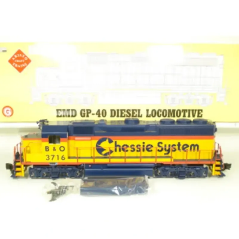 Trains|Aristo-Craft 23504 Chessie B&O GP-40 Diesel Locomotive - Model Train Junction: Quality Parts and Art Supplies