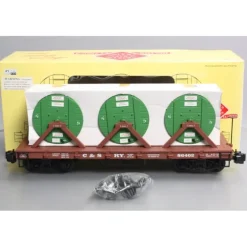 Trains|Aristo-Craft 86402 Colorado & Southern Flatcar w/ Cable Reel Load - Model Train Junction: Quality Parts and Art Supplies