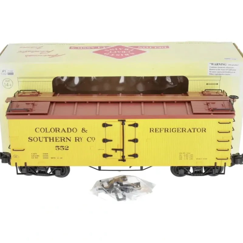 Trains|Aristo-Craft 86202 Colorado and Southern Boxcar (Metal Wheels) - Model Train Junction: Quality Parts and Art Supplies