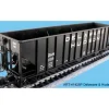 Trains|Aristo-Craft 41425 D&H 3-Bay 100 Ton Hopper - Metal Wheels - Model Train Junction: Quality Parts and Art Supplies